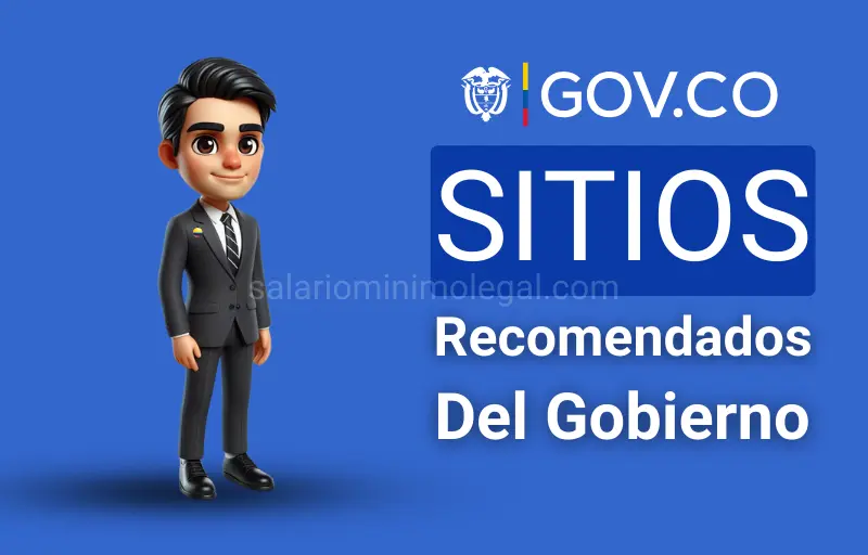 Sitios web recomendados del gobierno colombiano