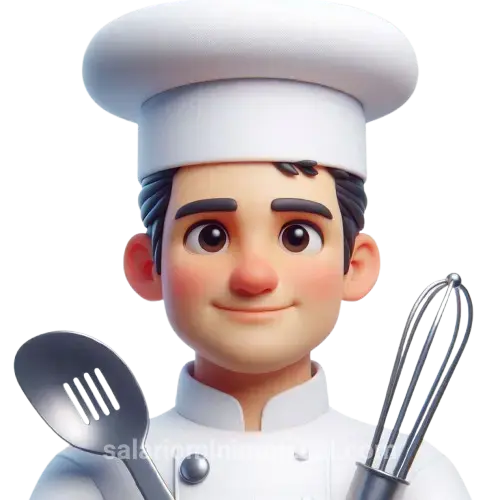 Un chef profesional en 3d